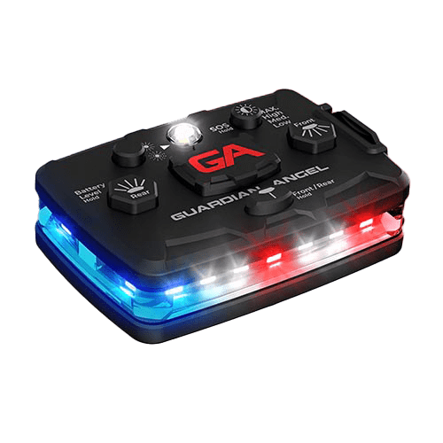 Guardian Angel Elite Series Red-Blue Wearable Safety Light