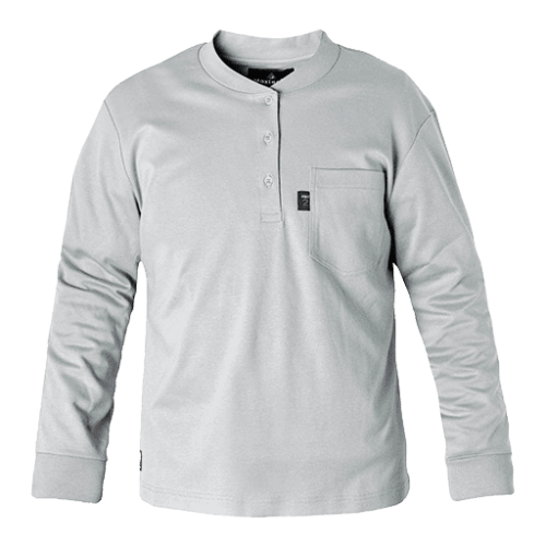 Flamesafe Workwear Flame Resistant Cotton Henley Shirts