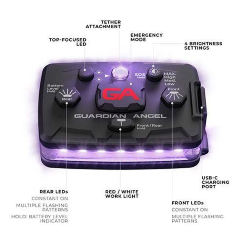 Guardian Angel Elite Series All Infrared Wearable Safety Light - Product Details