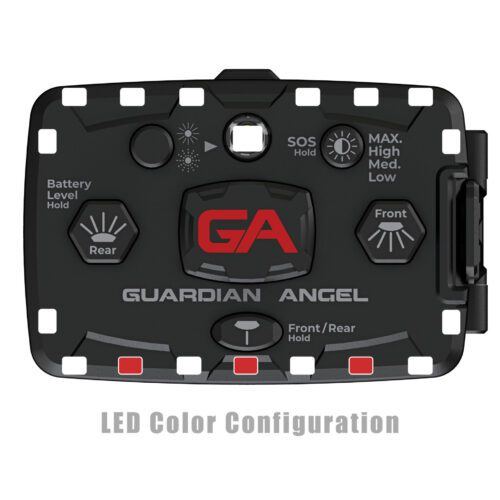 Guardian Angel Elite Series White-White Wearable Safety Light - LED Color Configuration