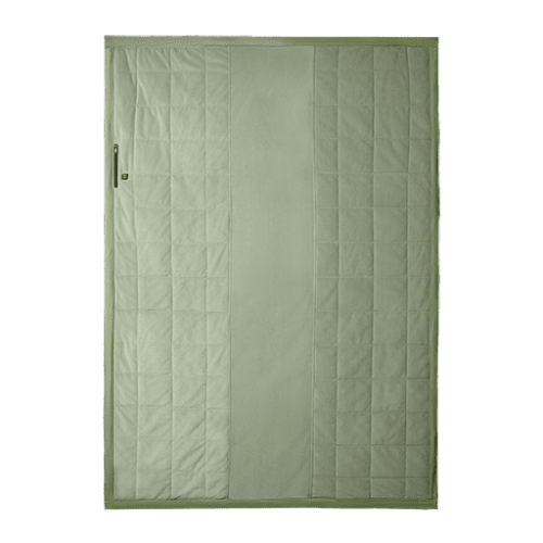 Zen Heated Blanket - Pine Unfolded Front