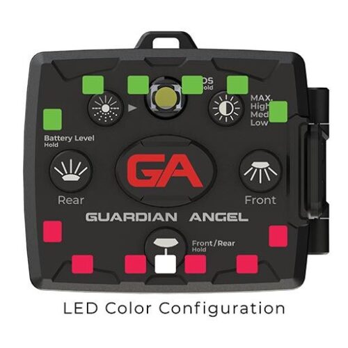 Guardian Angel Micro Series Red-Green Wearable Safety Light - LED Color Configuration