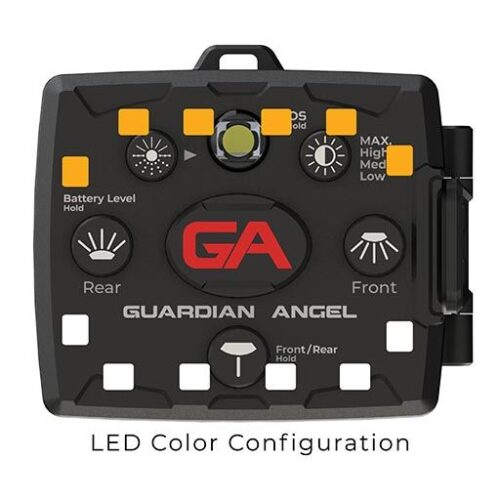 Guardian Angel Micro Series White-Orange Wearable Safety Light - LED Color Configuration