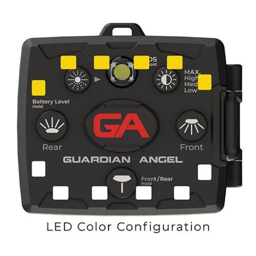 Guardian Angel Micro Series White-Yellow Wearable Safety Light - LED Color Configuration